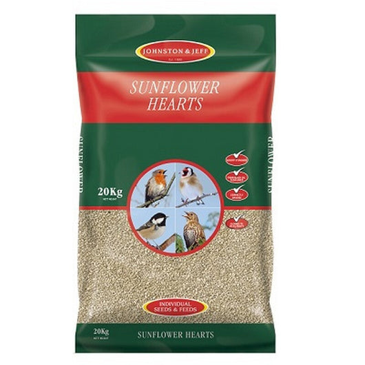 Johnston & Jeff Sunflower Hearts 20kg Johnston & Jeff
