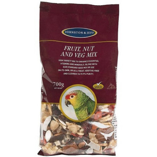 Johnston & Jeff Fruit Nut & Veg Mix 700g x 6 Johnston & Jeff