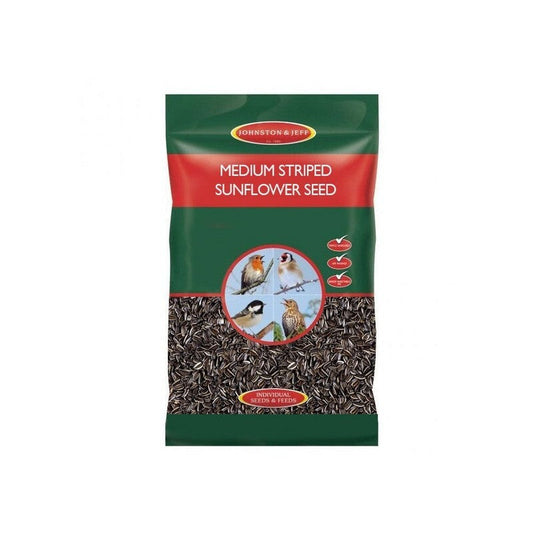 Johnston & Jeff Medium Striped Sunflower Seed 10kg Johnston & Jeff
