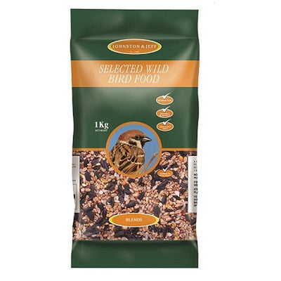 Johnston & Jeff Wild Bird Food 1kg x 12 Johnston & Jeff