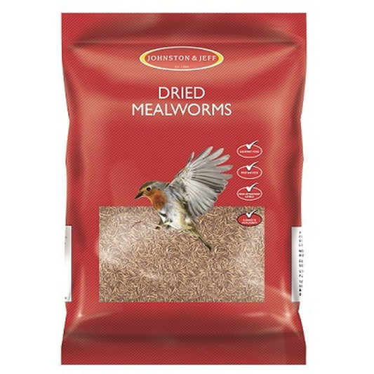 Johnston & Jeff Mealworms 1kg Johnston & Jeff