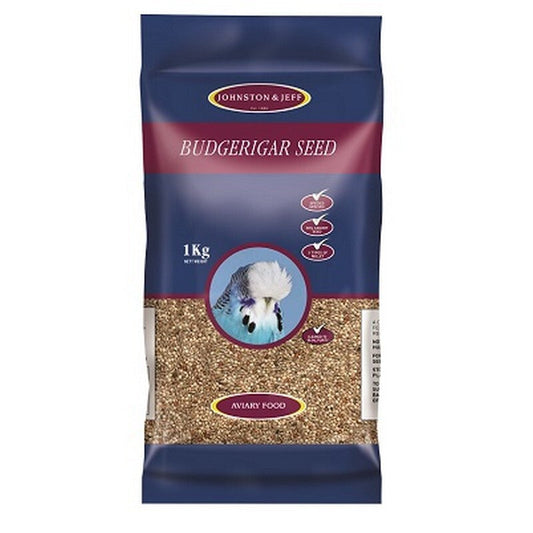 Johnston & Jeff Expert Budgerigar Seed 1kg x 6 Johnston & Jeff