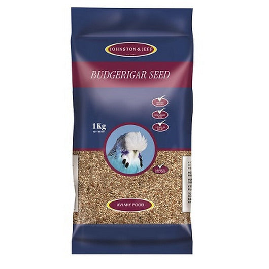 Johnston & Jeff Expert Budgerigar Seed 1kg x 6 Johnston & Jeff