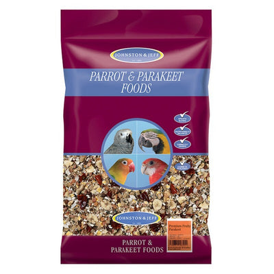 Johnston & Jeff Premium Fruity Parakeet Mix 1kg x 6 Johnston & Jeff