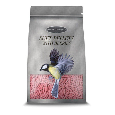 Johnston & Jeff Suet Pellets with Berries 1kg x 12 Johnston & Jeff