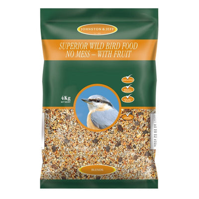 Johnston & Jeff Superior Wild Bird with Fruit No Mess 4kg Johnston & Jeff