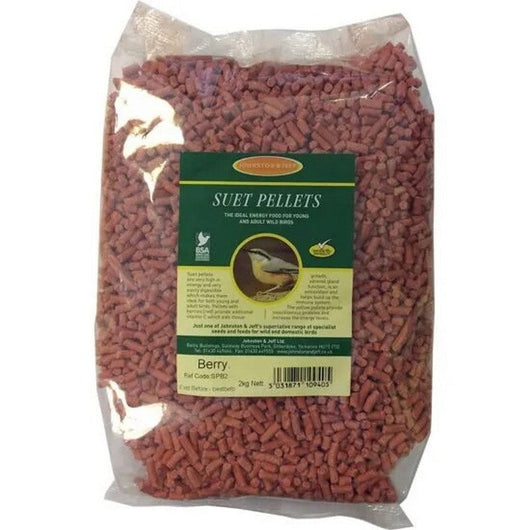 Johnston & Jeff Suet Pellets with Berries 2kg x 6 Johnston & Jeff
