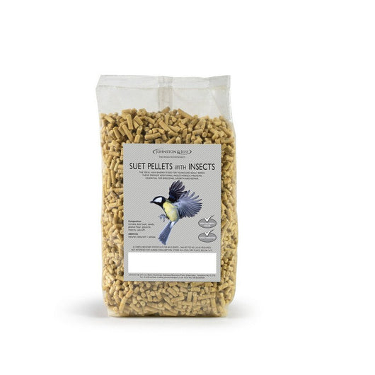 Johnston & Jeff Suet Pellets with Insects 1kg x 12 Johnston & Jeff