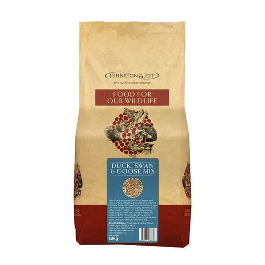 Johnston & Jeff Duck, Swan & Goose Mix 1.5kg x 6 Johnston & Jeff