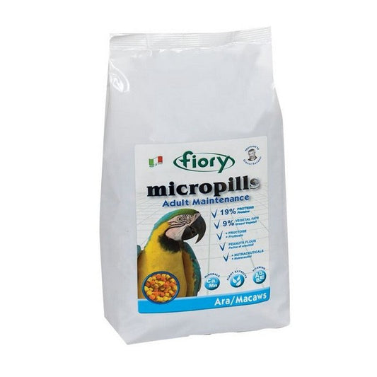 Fiory Micropills Macaws Adult Maintenance 1.4kg x 6 Fiory Micropills