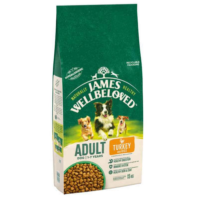 James Wellbeloved Adult Turkey & Rice 15kg James Wellbeloved
