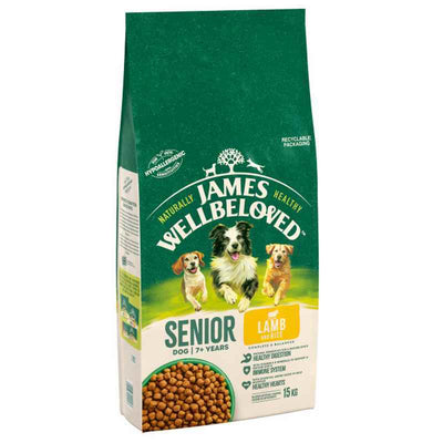 James Wellbeloved Senior Lamb & Rice 15kg James Wellbeloved