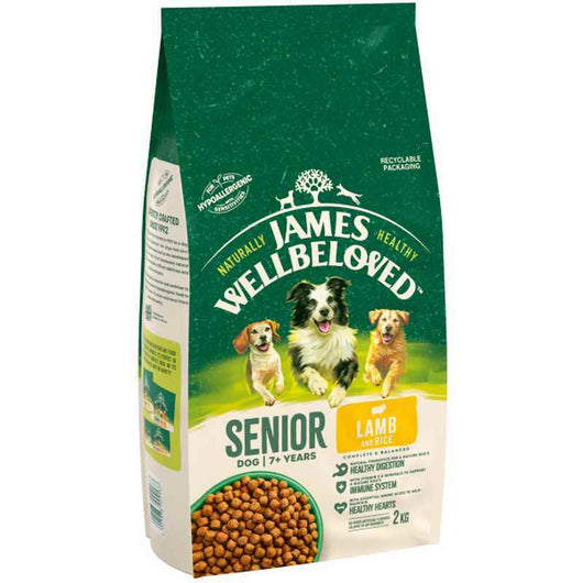 James Wellbeloved Senior Lamb & Rice 2kg James Wellbeloved
