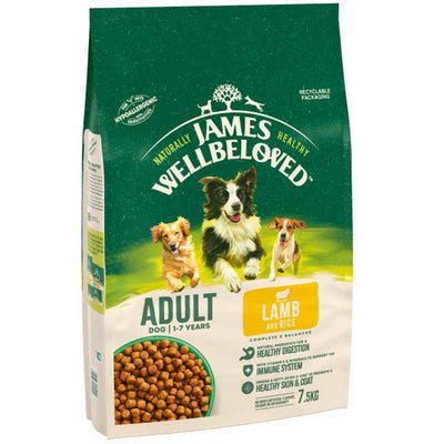 James Wellbeloved Adult Lamb & Rice 7.5kg James Wellbeloved