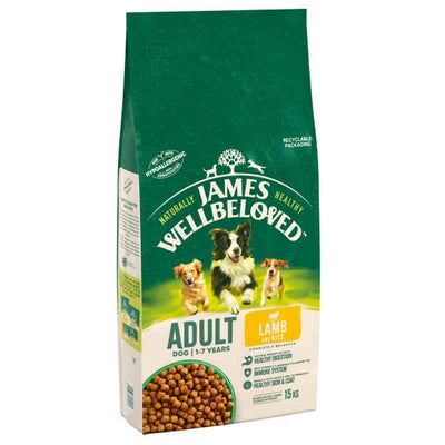 James Wellbeloved Adult Lamb & Rice 15kg James Wellbeloved
