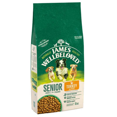 James Wellbeloved Senior Turkey & Rice 15kg James Wellbeloved
