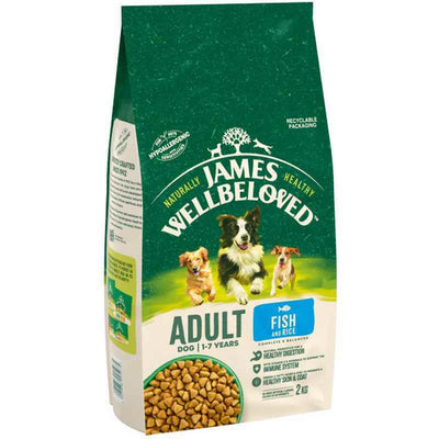 James Wellbeloved Adult Fish & Rice 2kg James Wellbeloved