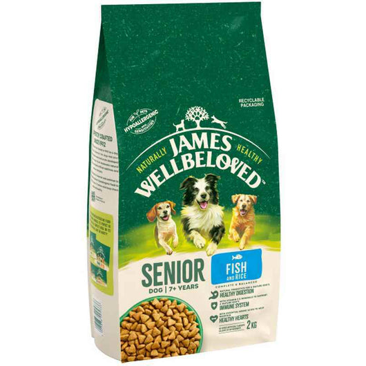 James Wellbeloved Senior Fish & Rice 2kg James Wellbeloved