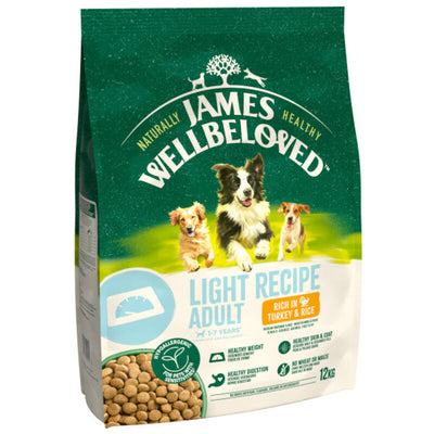 James Wellbeloved Adult Light Turkey & Rice 12kg James Wellbeloved