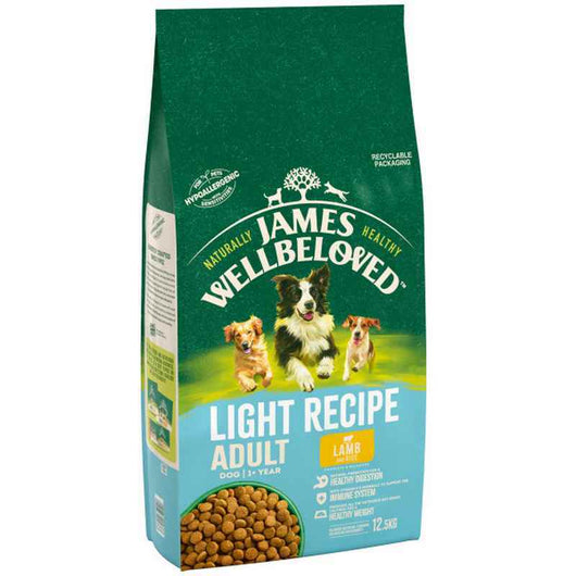 James Wellbeloved Adult Light Lamb & Rice 12kg James Wellbeloved