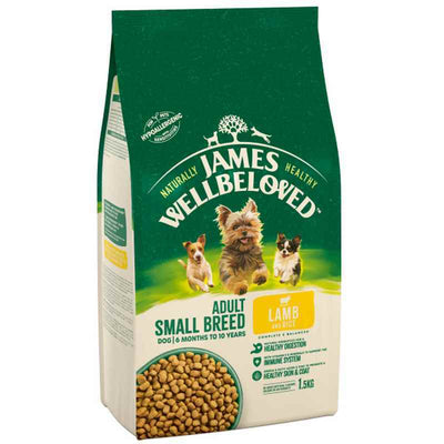 James Wellbeloved Adult Small Breed Lamb & Rice 1.5kg James Wellbeloved