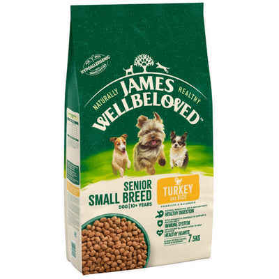 James Wellbeloved Senior Small Breed Turkey & Rice 7.5kg James Wellbeloved