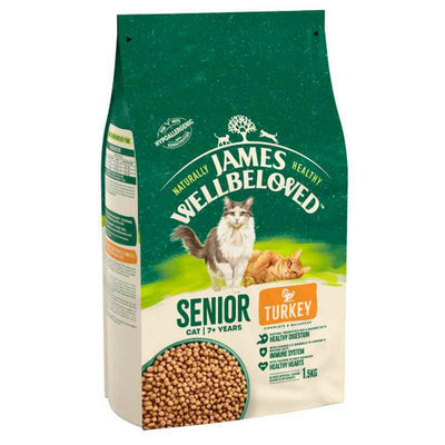 James Wellbeloved Senior Cat Turkey 1.5kg James Wellbeloved