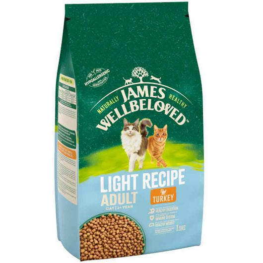 James Wellbeloved Cat Light Turkey 1.5kg James Wellbeloved