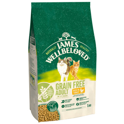 James Wellbeloved Adult Cat Turkey Grain Free 1.5kg James Wellbeloved