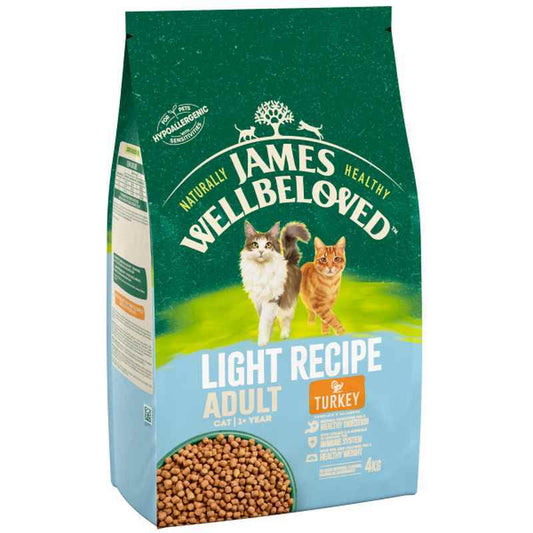 James Wellbeloved Cat Light Turkey 4kg James Wellbeloved