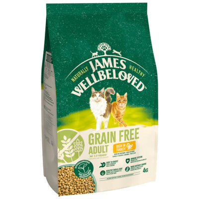 James Wellbeloved Adult Cat Turkey Grain Free 4kg James Wellbeloved