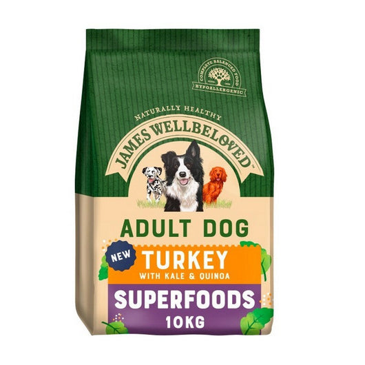 James Wellbeloved Superfoods Adult Turkey with Kale & Quinoa 10kg James Wellbeloved