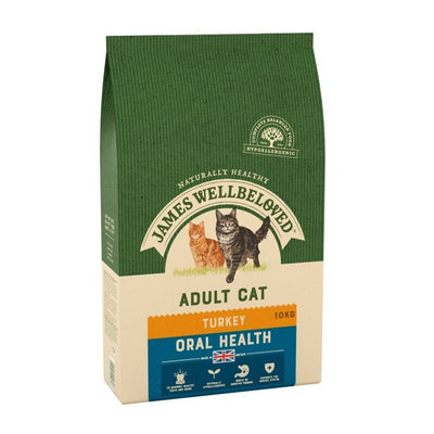 James Wellbeloved Adult Cat Oral Health Turkey 10kg James Wellbeloved