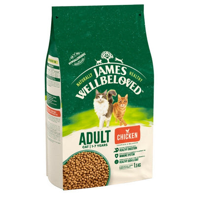 James Wellbeloved Cat Adult Chicken & Rice 1.5kg James Wellbeloved
