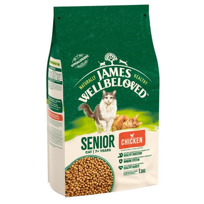 James Wellbeloved Cat Senior Chicken & Rice 1.5kg James Wellbeloved
