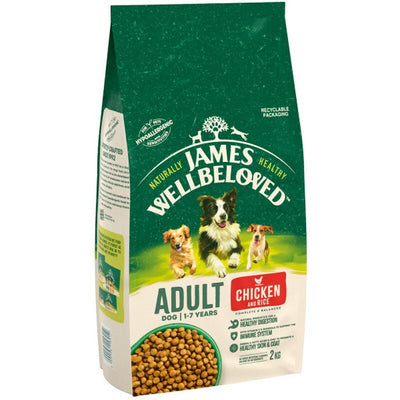 James Wellbeloved Adult Chicken & Rice 2kg James Wellbeloved