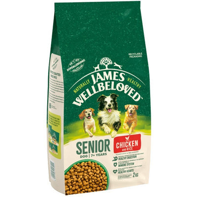 James Wellbeloved Senior Chicken & Rice 2kg James Wellbeloved