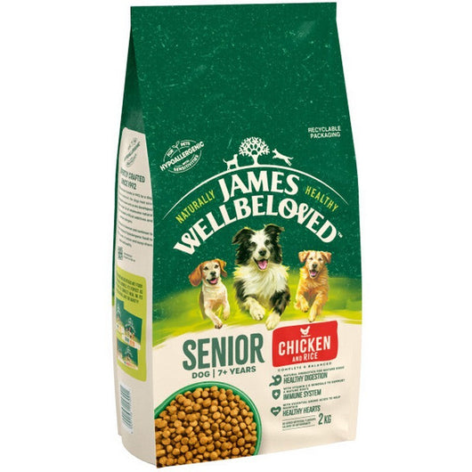 James Wellbeloved Senior Chicken & Rice 2kg James Wellbeloved