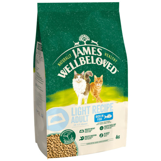 James Wellbeloved Cat Light Fish 4kg James Wellbeloved