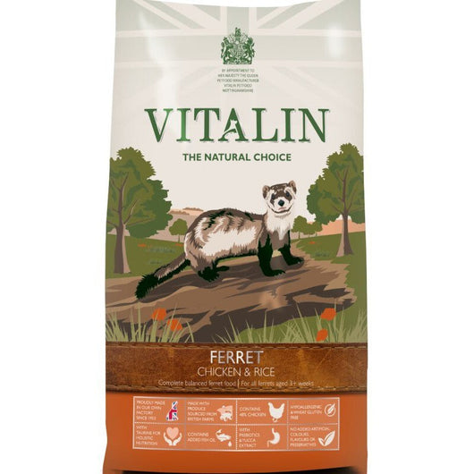 Vitalin Chicken & Rice Ferret Food 12kg Vitalin