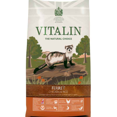 Vitalin Ferret British Chicken & Rice 2kg x 4 Vitalin