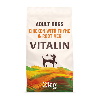 Vitalin Adult Chicken with Thyme & Root Veg 2kg x 4 Vitalin