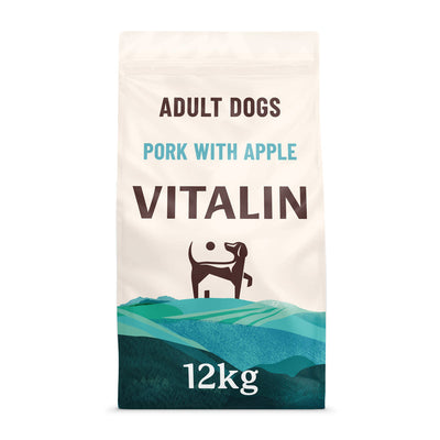 Vitalin Adult Pork with Apple 12kg Vitalin