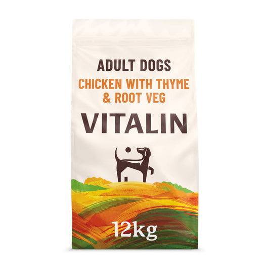 Vitalin Adult Chicken with Thyme & Root Veg 12kg Vitalin