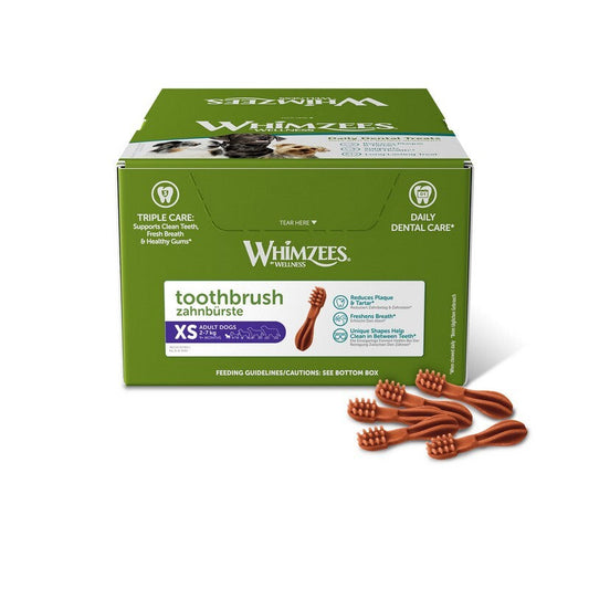 Whimzees Toothbrush Extra Small Box of 350 x 70mm Whimzees