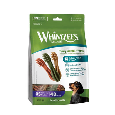 Whimzees Toothbrush Extra Small 48/Bags x 6 Whimzees