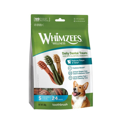 Whimzees Toothbrush Small 24/Bag x 6 Whimzees