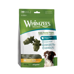 Whimzees Alligator Medium 12 Bag x 6 Whimzees