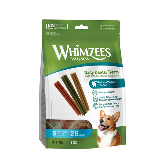 Whimzees Stix Small 28 Bag x 6 Whimzees