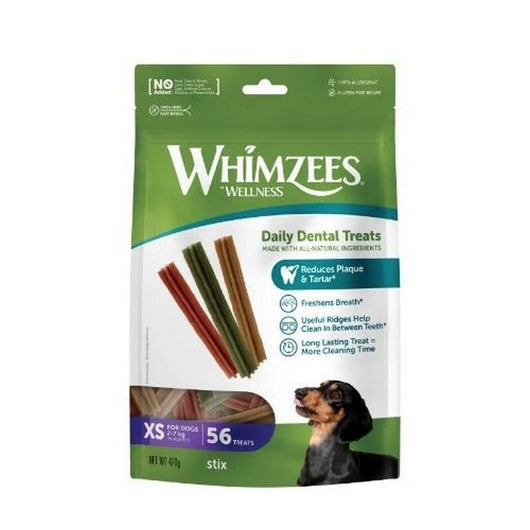 Whimzees Stix Extra Small 56 bag x 6 Whimzees